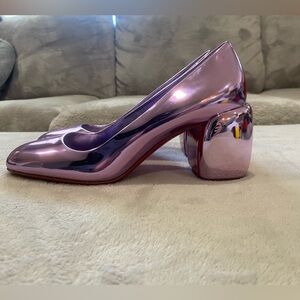 Christian Louboutin Purple Metallic Heels